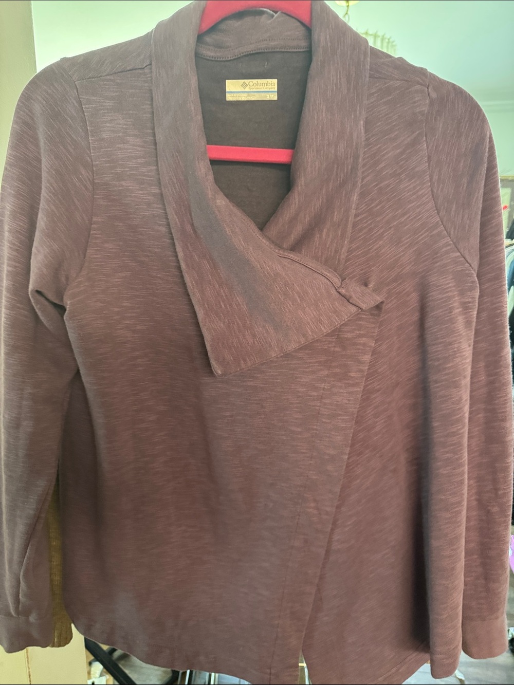 Columbia Heather Shawl Collar Cardigan